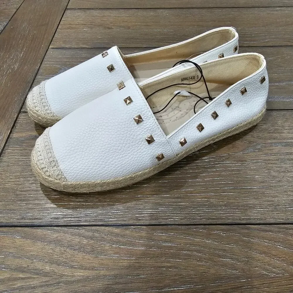 Alexis Bendel Studded Espadrille Alpargata, Size 9, NWT